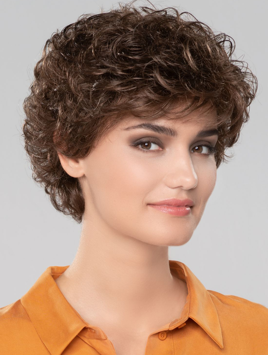 Curly Brown Short 8 Gorgeous Classic Wigs