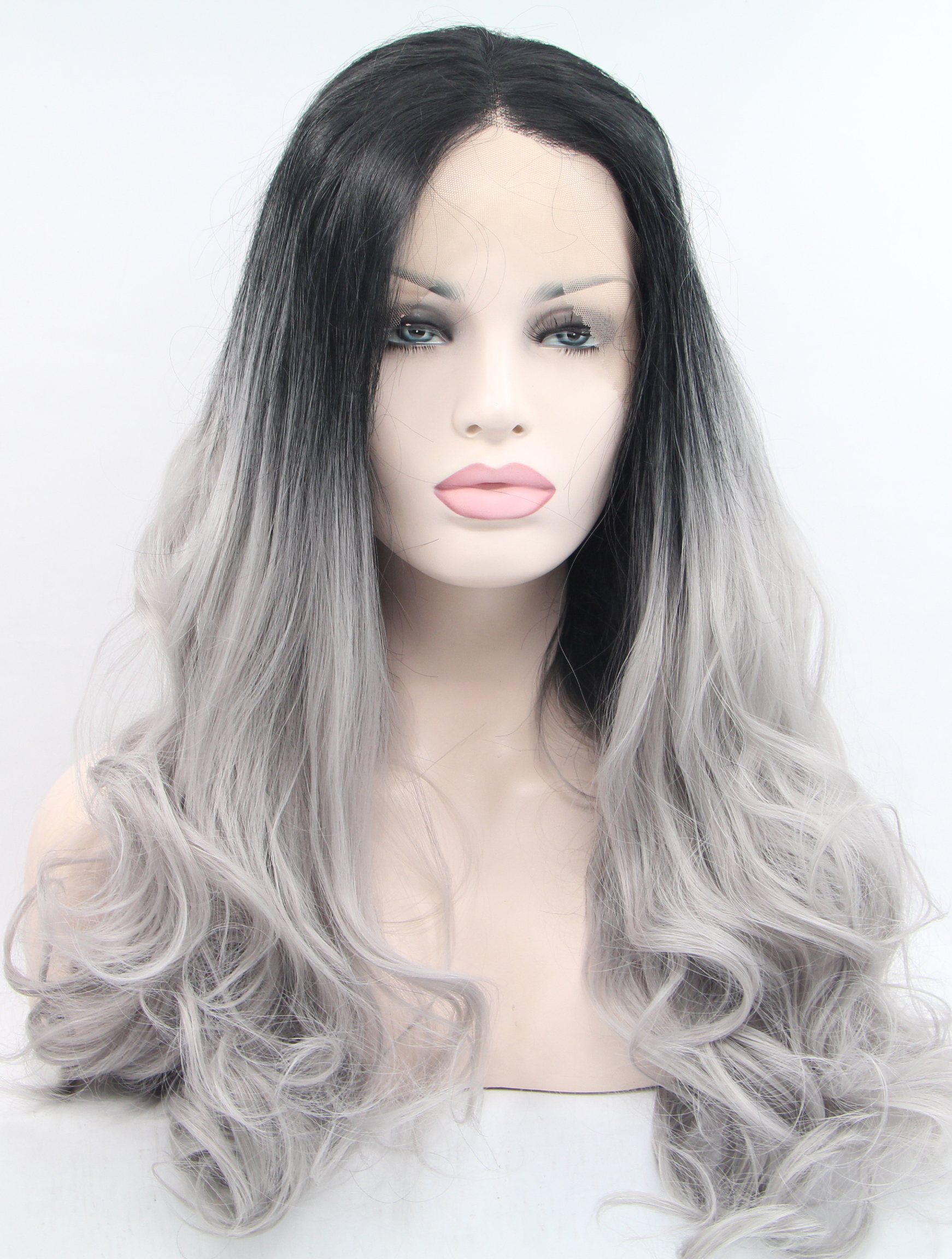 Lace Front Colorful Wigs, Synthetic Lace Front 24