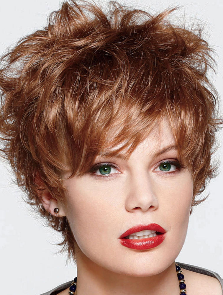 Cosy Auburn Boycuts Straight Short Wigs, Short Red Wig